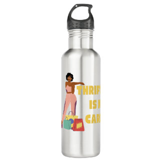 Thrifting Is My Cardio Stainless Steel Water Bottl Bottle