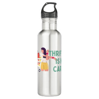 Thrifting Is My Cardio Stainless Steel Water Bottl Bottle