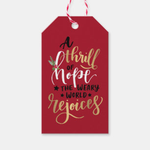 Thrill Of Hope Christmas Gift Tag