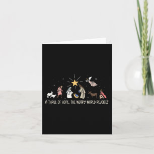 Thrill Of Hope Weary World Rejoices Birthday Chris Card