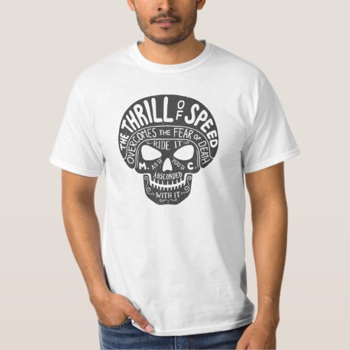 Thrill of Speed Skull T_Shirt