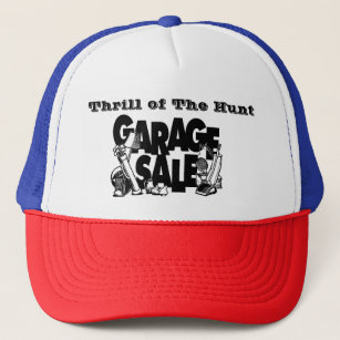 Thrill of The Hunt Garage Sale Truckers Ha Trucker Hat