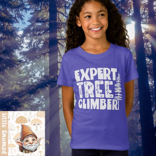 Thrill_Seeking Climber Adorable Kids Outdoor  T_Shirt