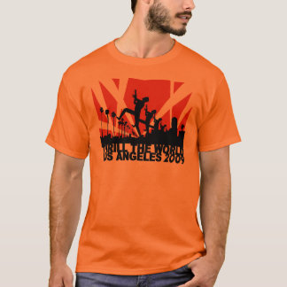 Thrill the World Los Angeles 2009 ~ orange T-Shirt