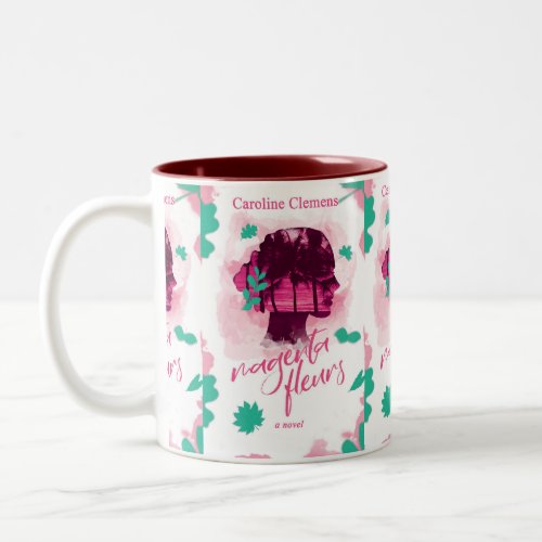 Thriller Magenta Fleurs Two_Tone Coffee Mug
