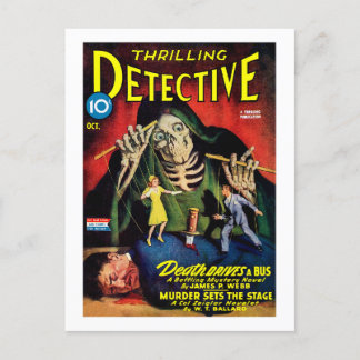 Thrilling Detective (Oct, 1943) Postcard