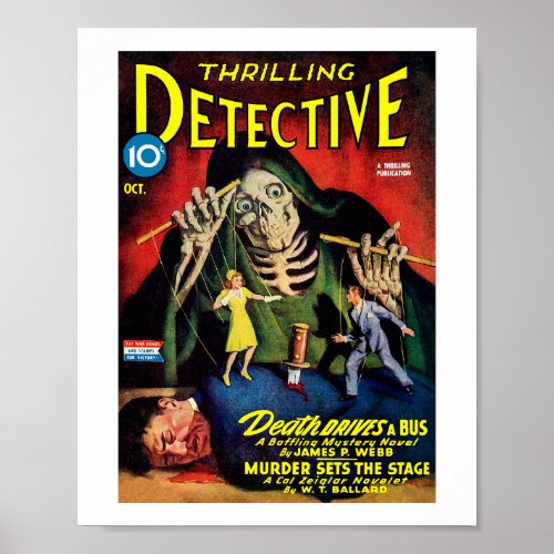 Thrilling Detective Oct 1943 Poster