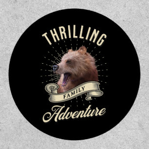 Thrilling Family Adventure Bear Wilderness Patch