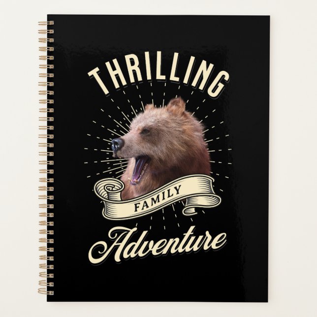 Thrilling Family Adventure  Planner (Front)
