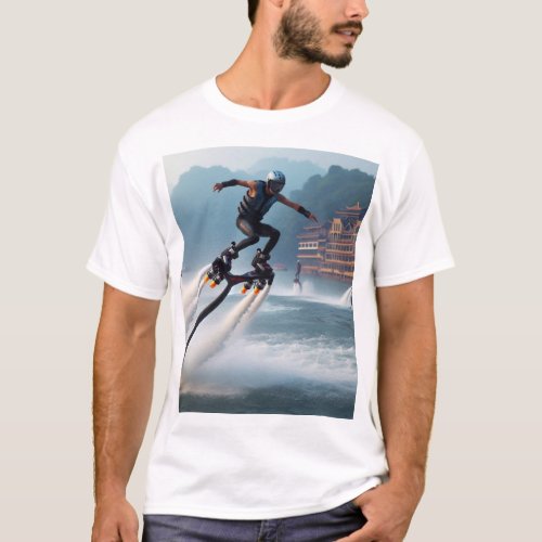 Thrilling Flyboard Adventure T_Shirt