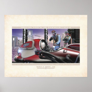 Thrilling Tales: Calling the Space Patrol (24x18") Poster