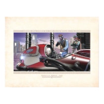 Thrilling Tales: Calling the Space Patrol (24x18") Poster