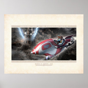 Thrilling Tales: Doctor Rognvald's Tower (24x18") Poster