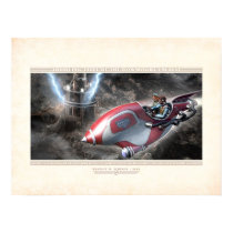 Thrilling Tales: Doctor Rognvald's Tower (24x18") Poster
