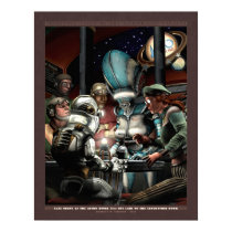 Thrilling Tales: Late Night at the Diner  (22x28") Poster