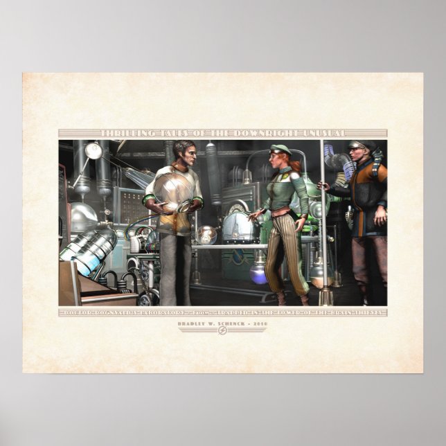 Thrilling Tales:Rognvald's Laboratory (24x18") Poster (Front)