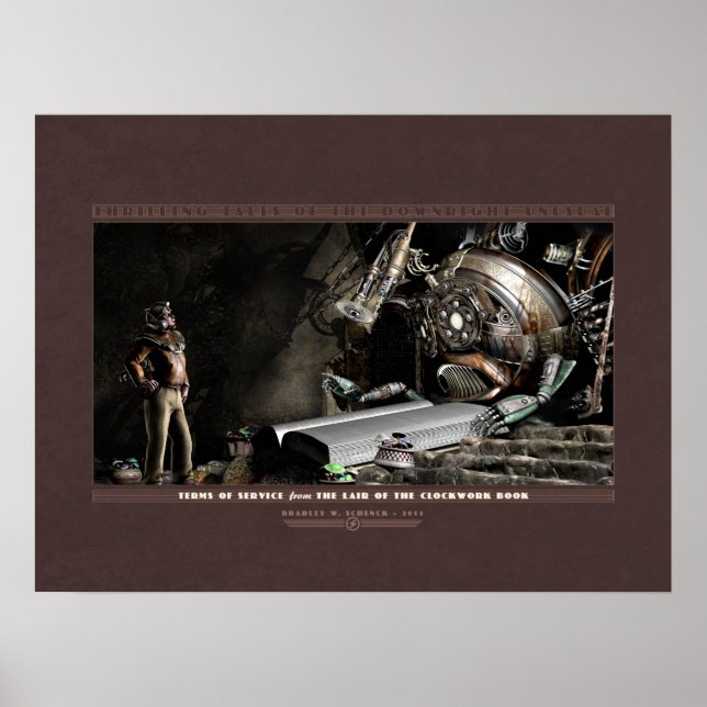 Thrilling Tales: Terms of Service (24x18") Poster (Front)