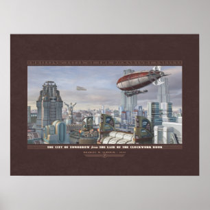 Thrilling Tales: The City of Tomorrow (24x18") Poster