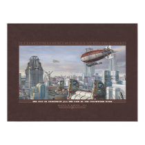 Thrilling Tales: The City of Tomorrow (24x18") Poster