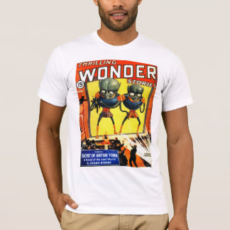 THRILLING WONDER Cool Vintage Pulp Magazine Cover T-Shirt