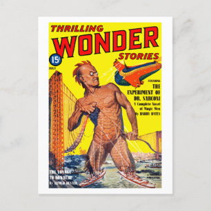 Thrilling Wonder Stories (July, 1940) Postcard