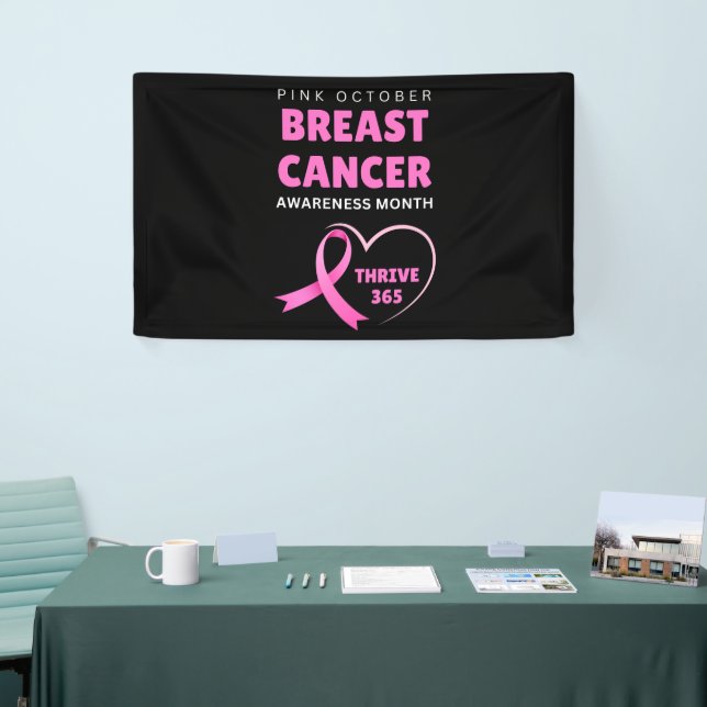 Thrive 365 Breast Cancer Awareness Month Banner (Tradeshow)