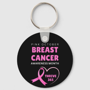 Thrive 365 Breast Cancer Awareness Month Keychain