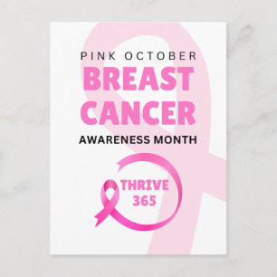 Thrive 365 Breast Cancer Awareness Month Postcard