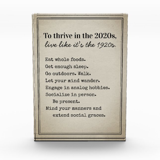 Thrive in 2026 Back to Basics Photo Block (Front)