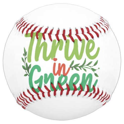 Thrive In Green Softball