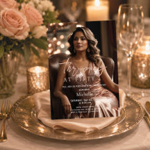 Thriving at Fifty Rose Gold Photo 50th Birthday