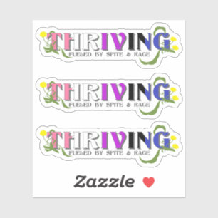 Thriving Genderfluid Pride Sticker