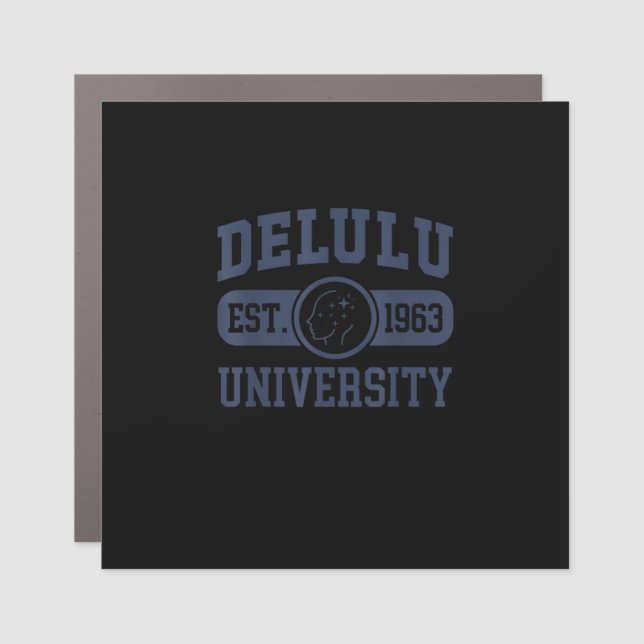 Thriving While Deluluu Car Magnet (Front)