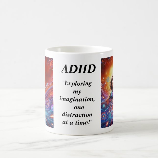 Thriving With ADHD*Dr.Anders Osborne Ph.D. Coffee Mug (Center)