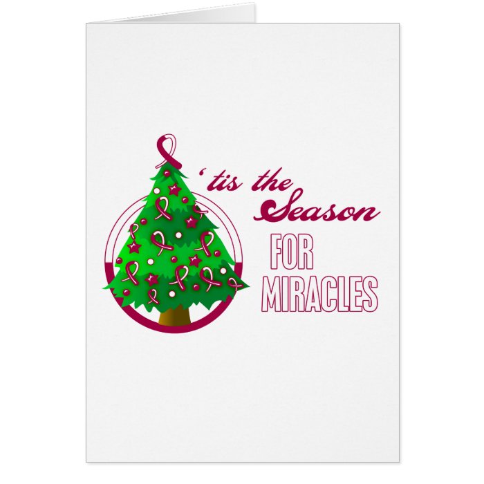 Throat Cancer Christmas Miracles Cards