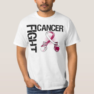 Throat Cancer Fight Boxing Gloves T-Shirt