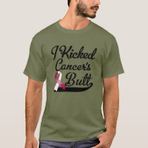 Throat Cancer I Kicked Butt T-Shirt