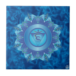 Throat Chakra Ceramic Tile