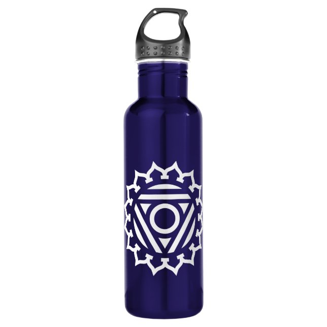 Throat Chakra Energy Water Bottle (Front)