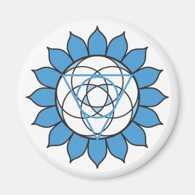 Throat Chakra Magnet (Front)