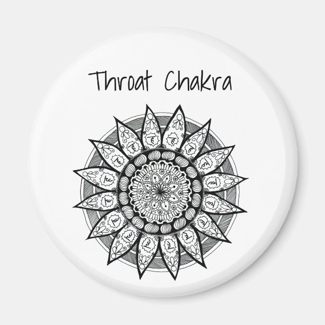 Throat Chakra magnet (Front)