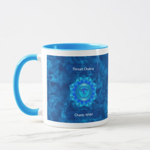 Throat Chakra Mug