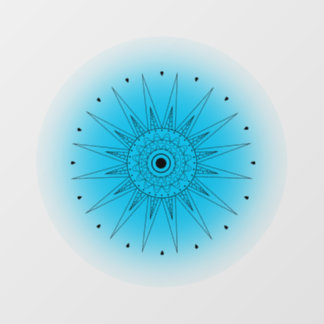 Throat Chakra Window Cling