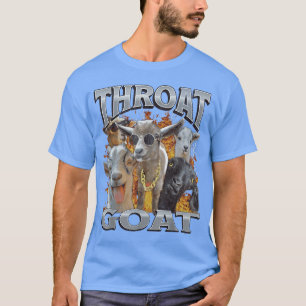 Throat Goat Funny Offensive Adult Humor Bootleg Y2 T-Shirt