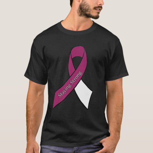 Throat Neck Head Cancer Awareness Ribbon Shirt