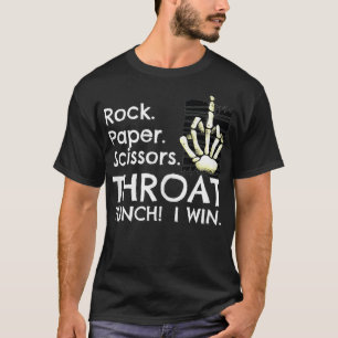 Throat Punch Rock Paper Scissors Inspired Roshambo T-Shirt