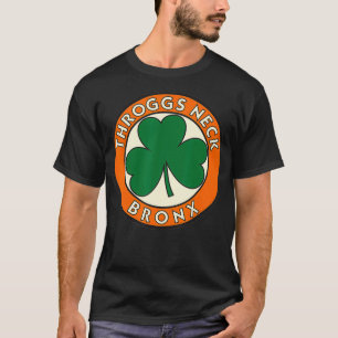 Throggs Neck Bronx NY Irish Shamrock Vintage T-Shirt