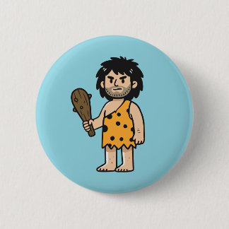 Throk Cave man Button