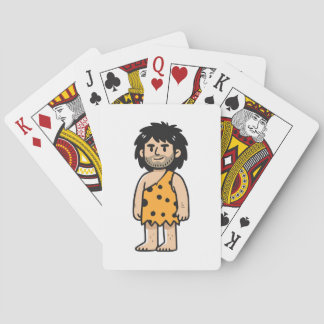 Throk Cave man Poker Cards