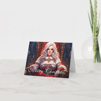 Throne Diva – Santa's Hottest Sister Card